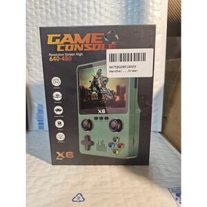 X6 3.5Inch IPS Portable Handheld Game Console Screen Dual Joystick